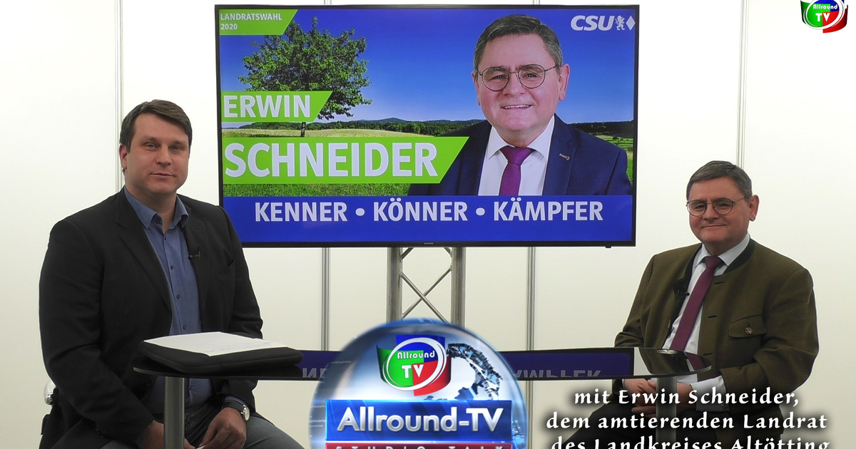 Studio-Talk mit Landrat Erwin Schneider | Allround TV
