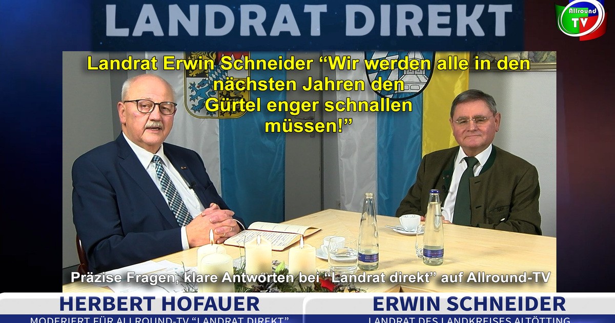 „Landrat direkt“ mit Landrat Erwin Schneider | Allround TV