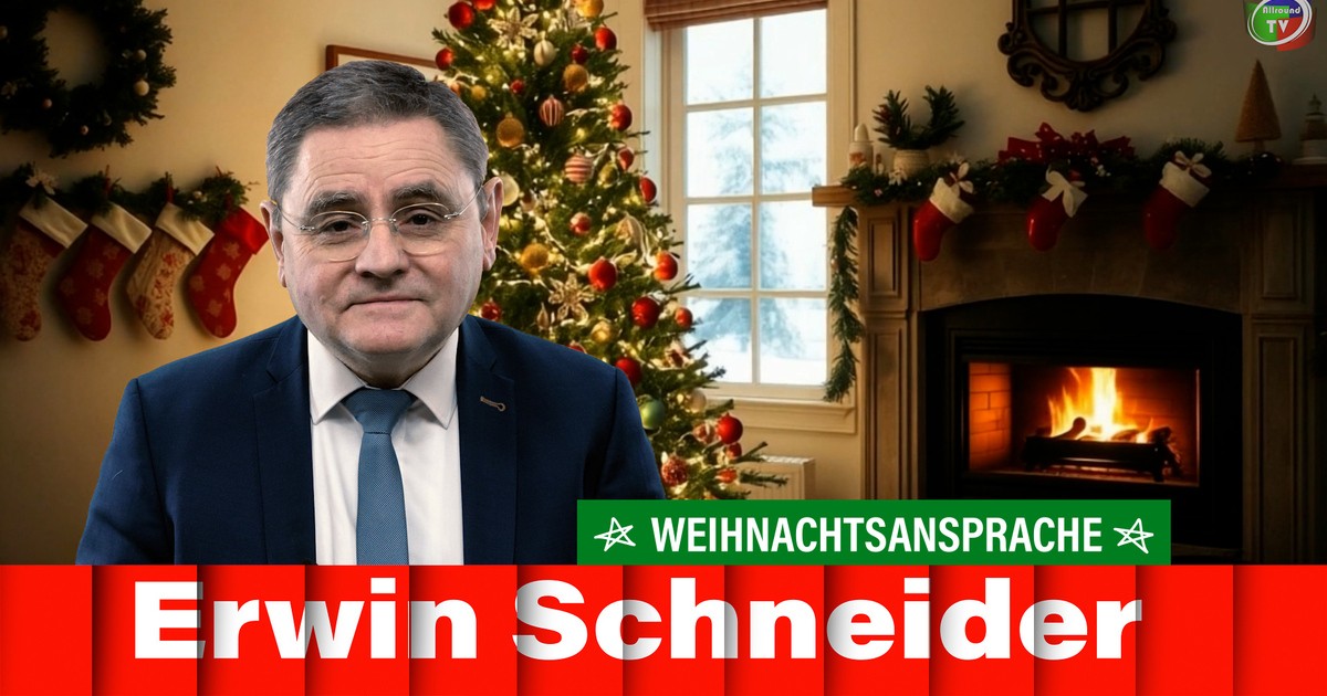 Weihnachtsansprache 2024 vom Landrat des Landkreises Altötting Erwin ...